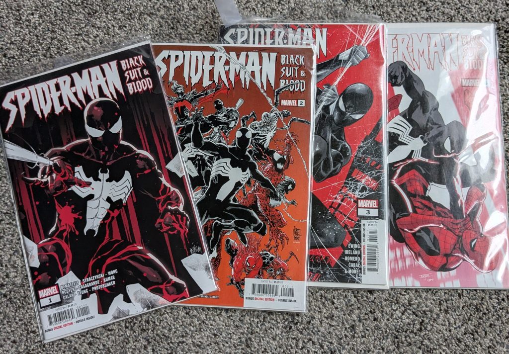 Spider-Man Black Suit and&nbsp;Blood